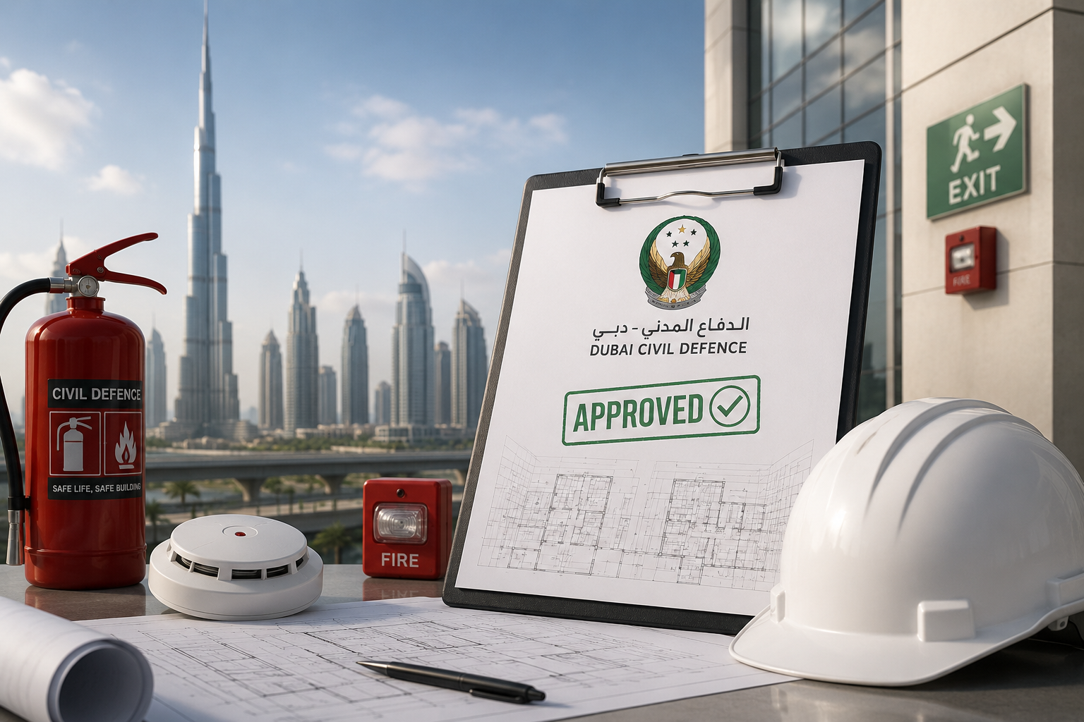 Fire safety equipment inspection